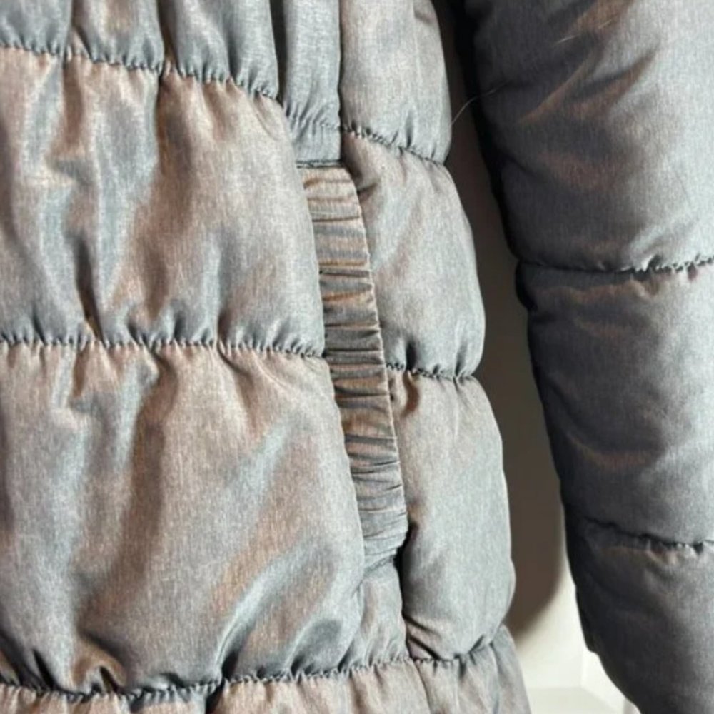 O'neill Womens Control Long Quilted Jacket Small/Gr… Gem